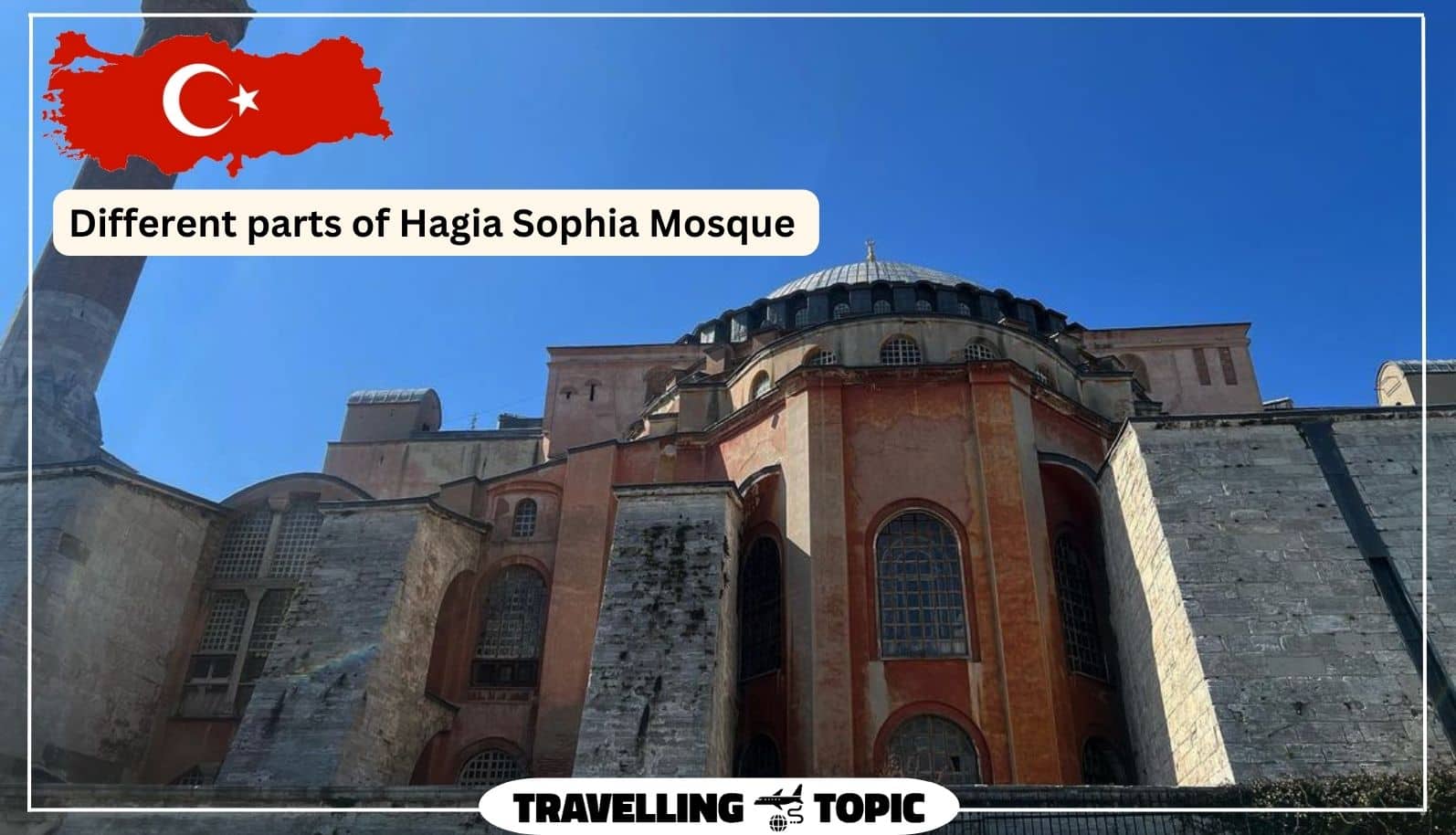 Different parts of Hagia Sophia Mosque