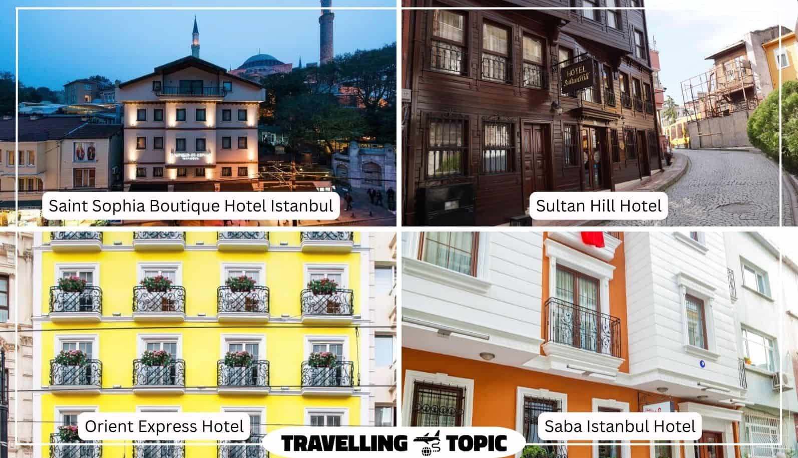What hotels are there to stay near Hagia Sophia Mosque and Museum