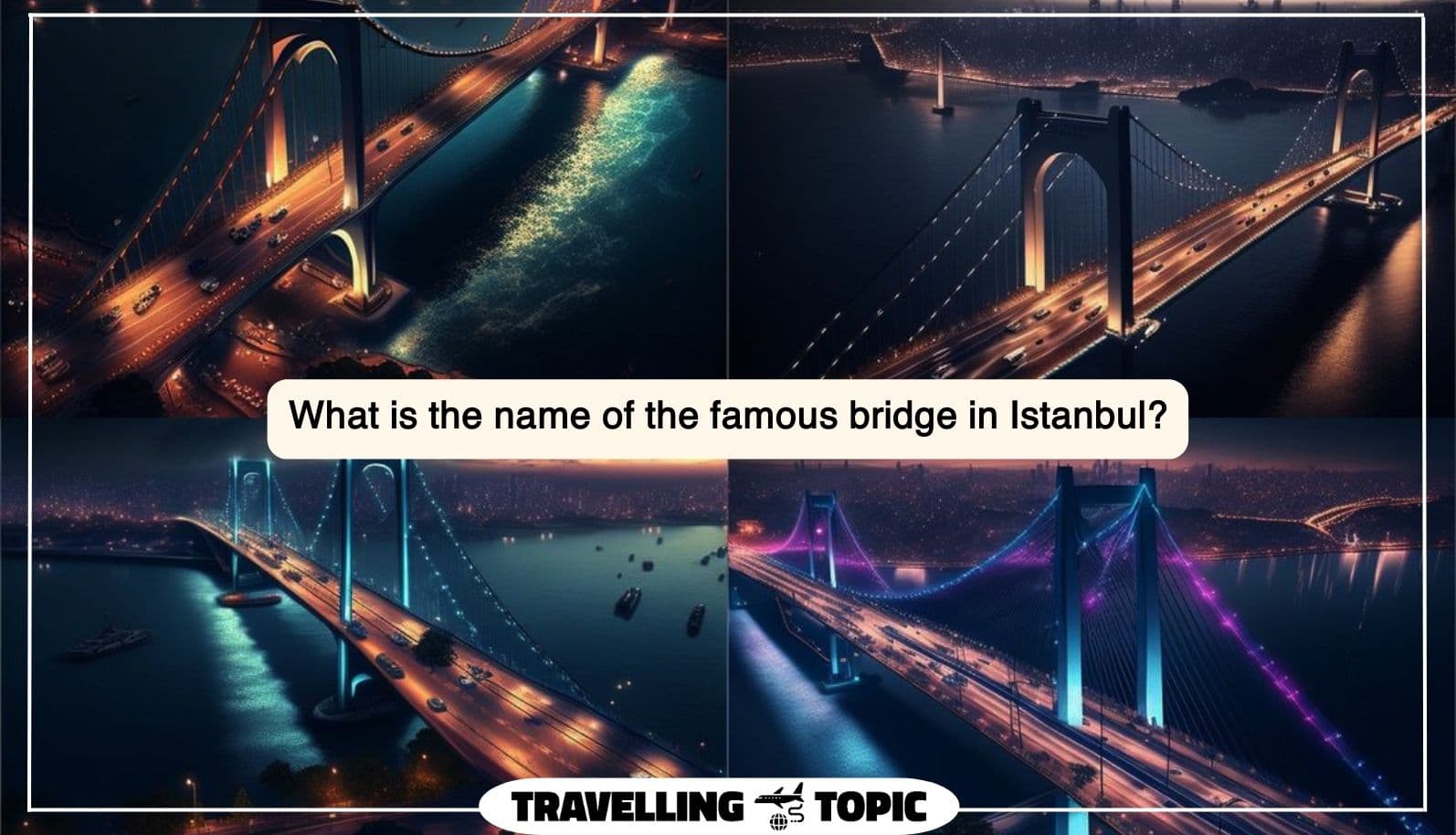 What is the name of the famous bridge in Istanbul?