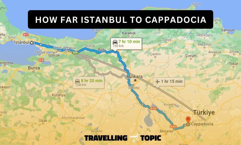 how far istanbul to Cappadocia