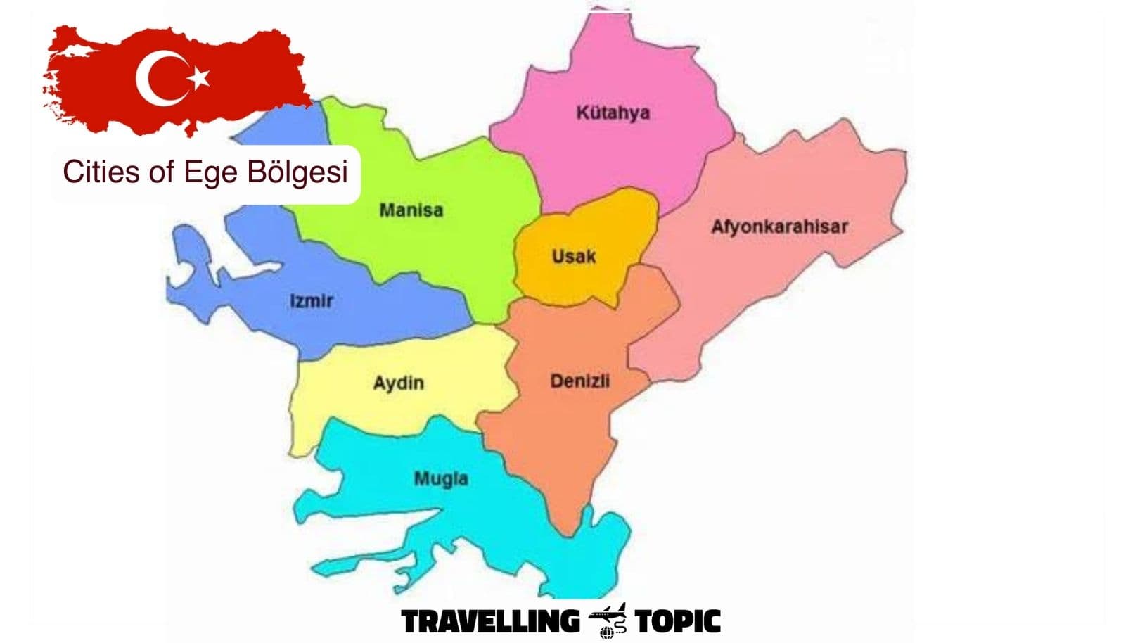 Cities of Ege Bölgesi