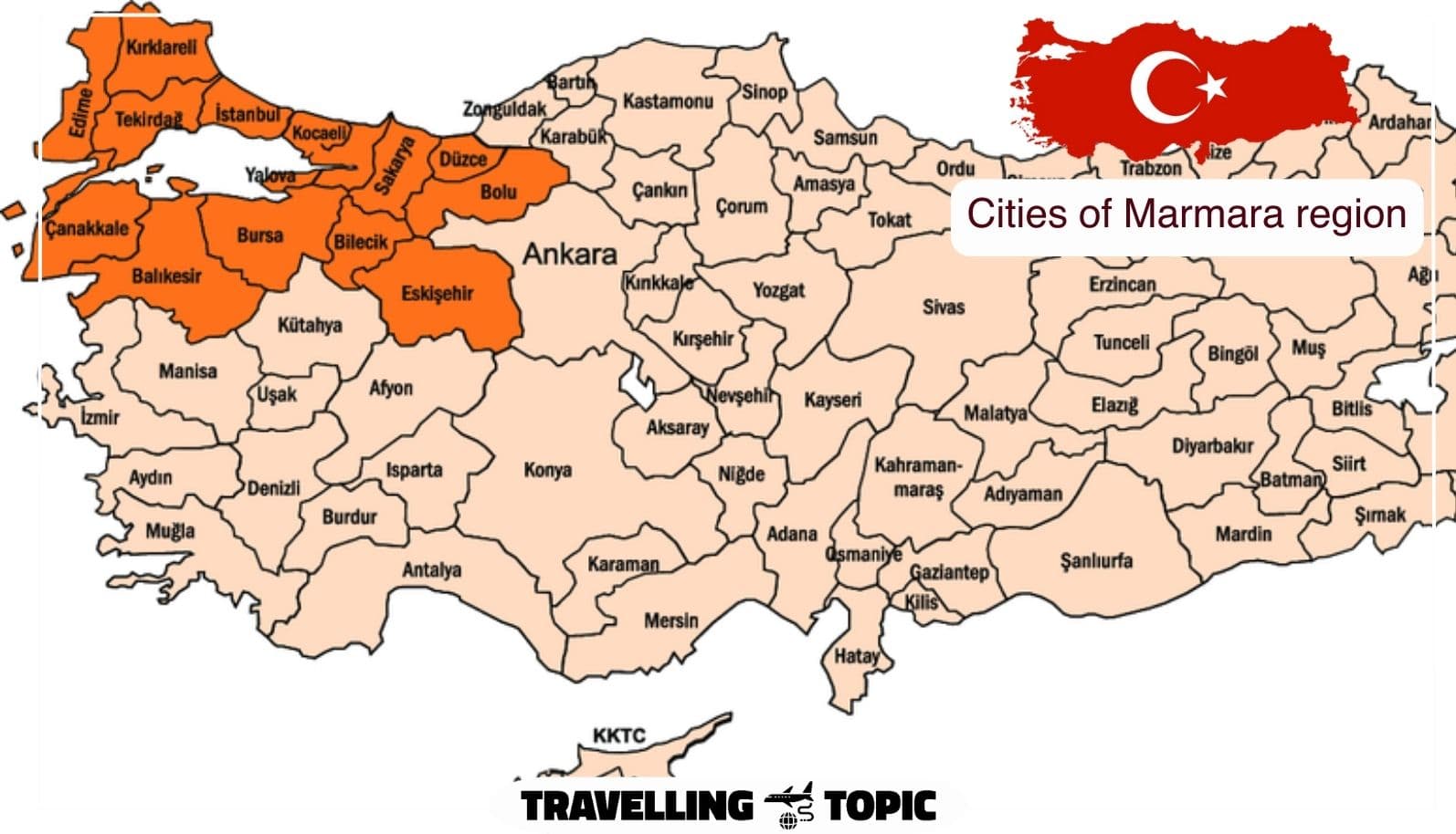 Cities of Marmara region