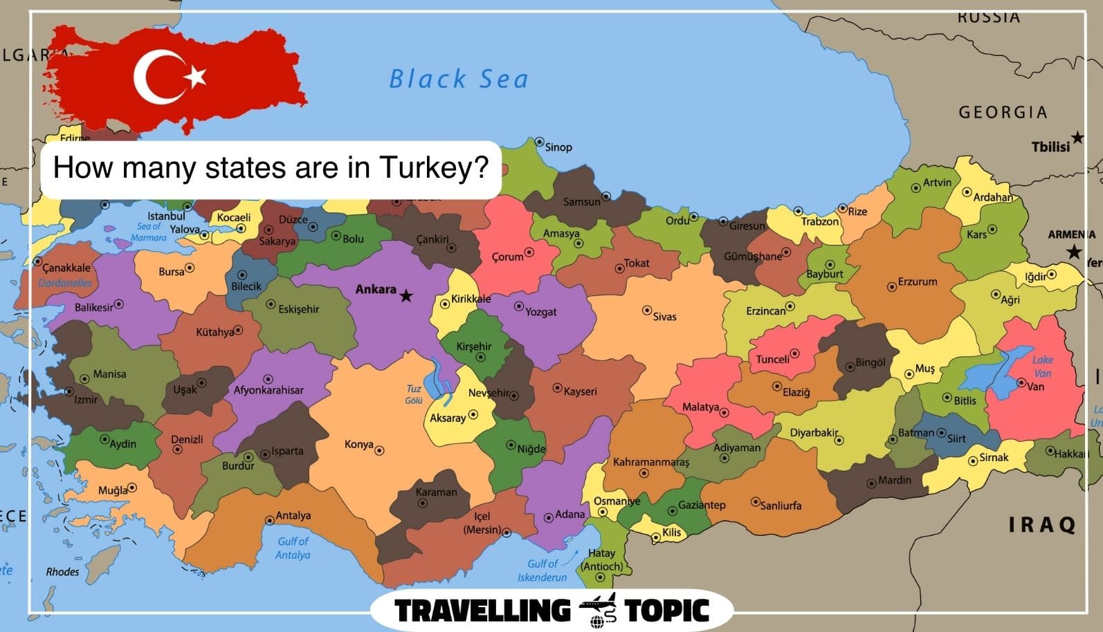 How many states are in Turkey?