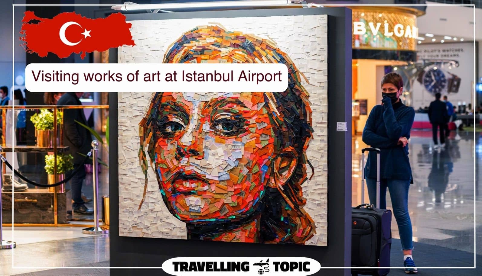 Visiting works of art at Istanbul Airport