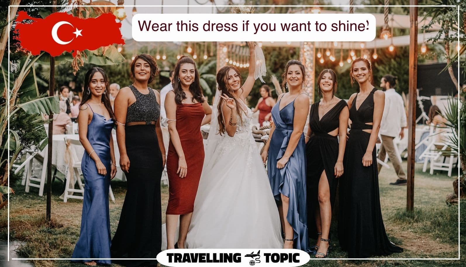 Wear this dress if you want to shine!