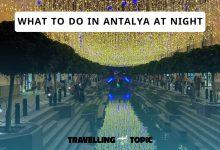 what to do in antalya at night