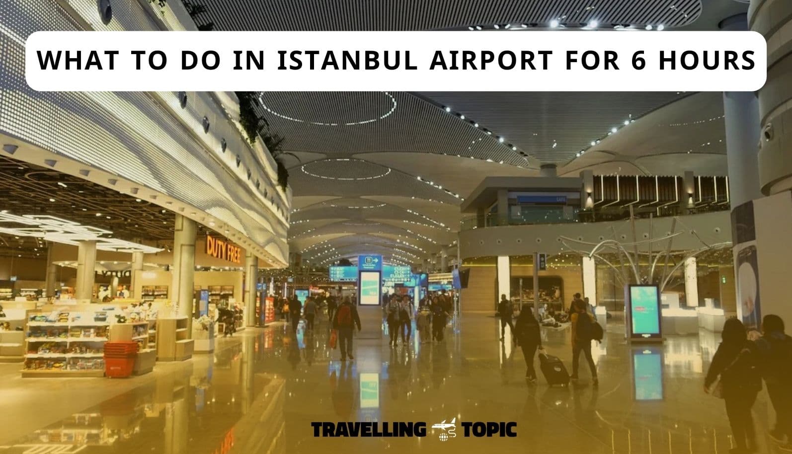 what to do in istanbul airport for 6 hours?