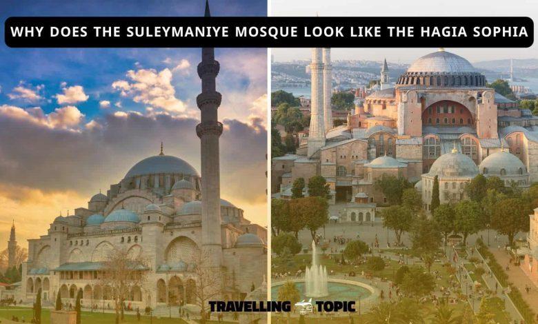 why does the suleymaniye mosque look like the hagia sophia