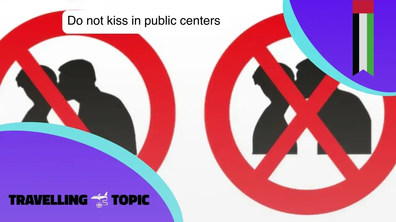 Do not kiss in public centers