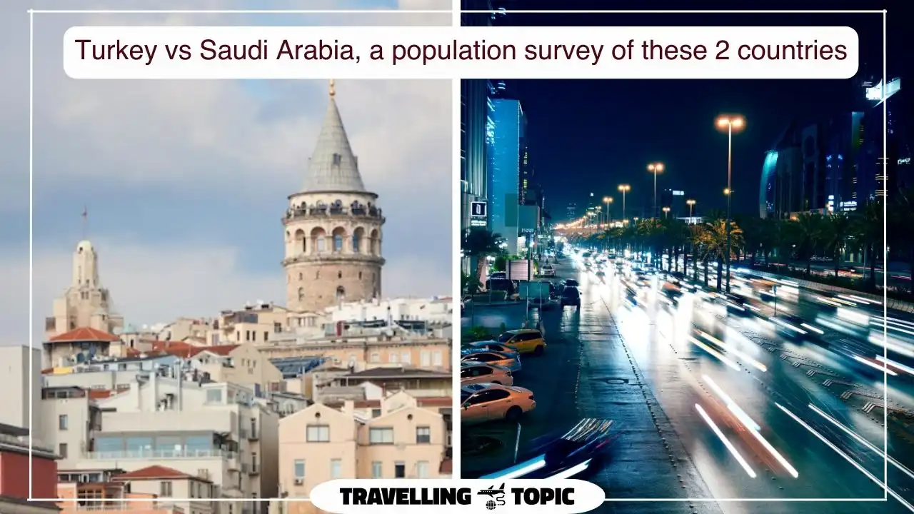 Turkey vs Saudi Arabia, a population survey of these 2 countries