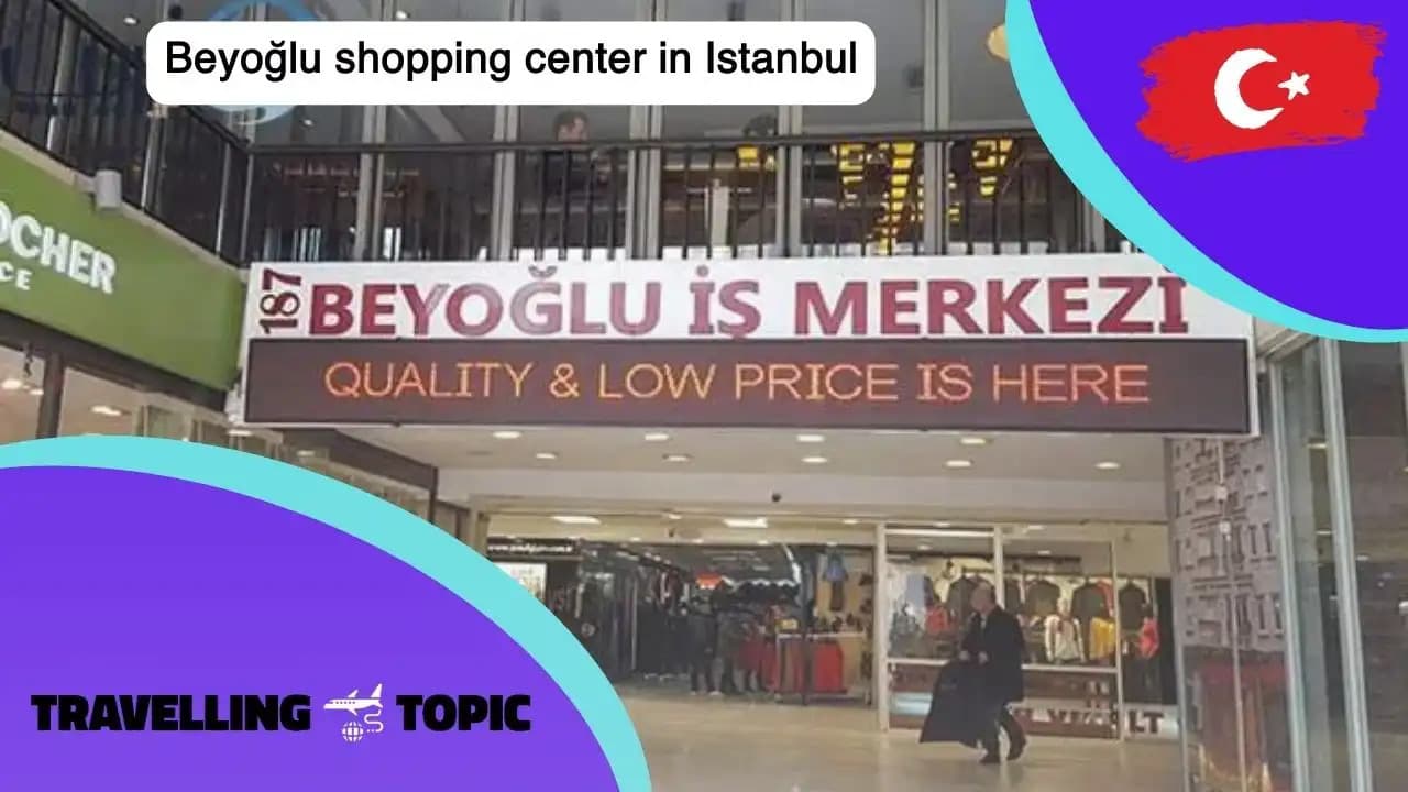 Beyoğlu shopping center in Istanbul