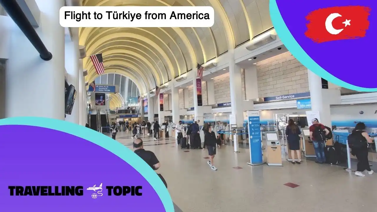 Flight to Türkiye from America