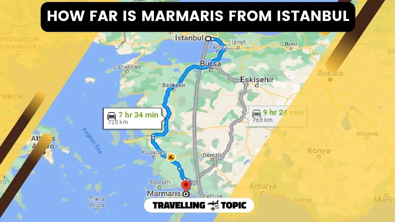 How Far Is Marmaris From Istanbul