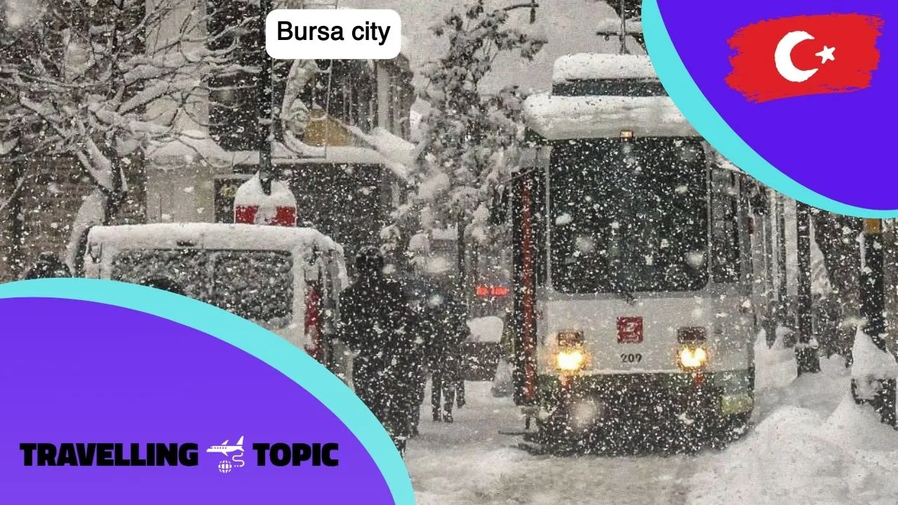 The coldest region in Türkiye: Bursa city