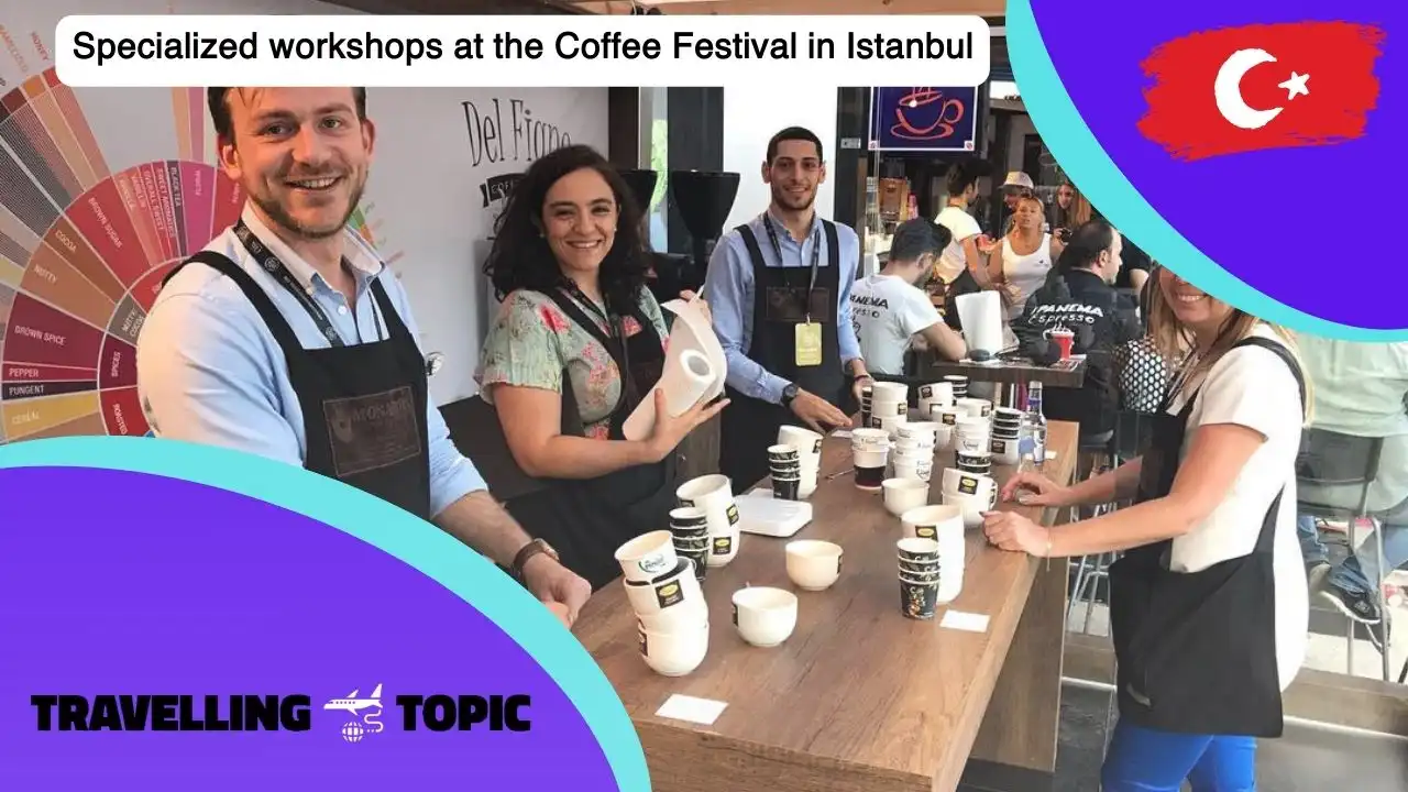 Specialized workshops at the Coffee Festival in Istanbul