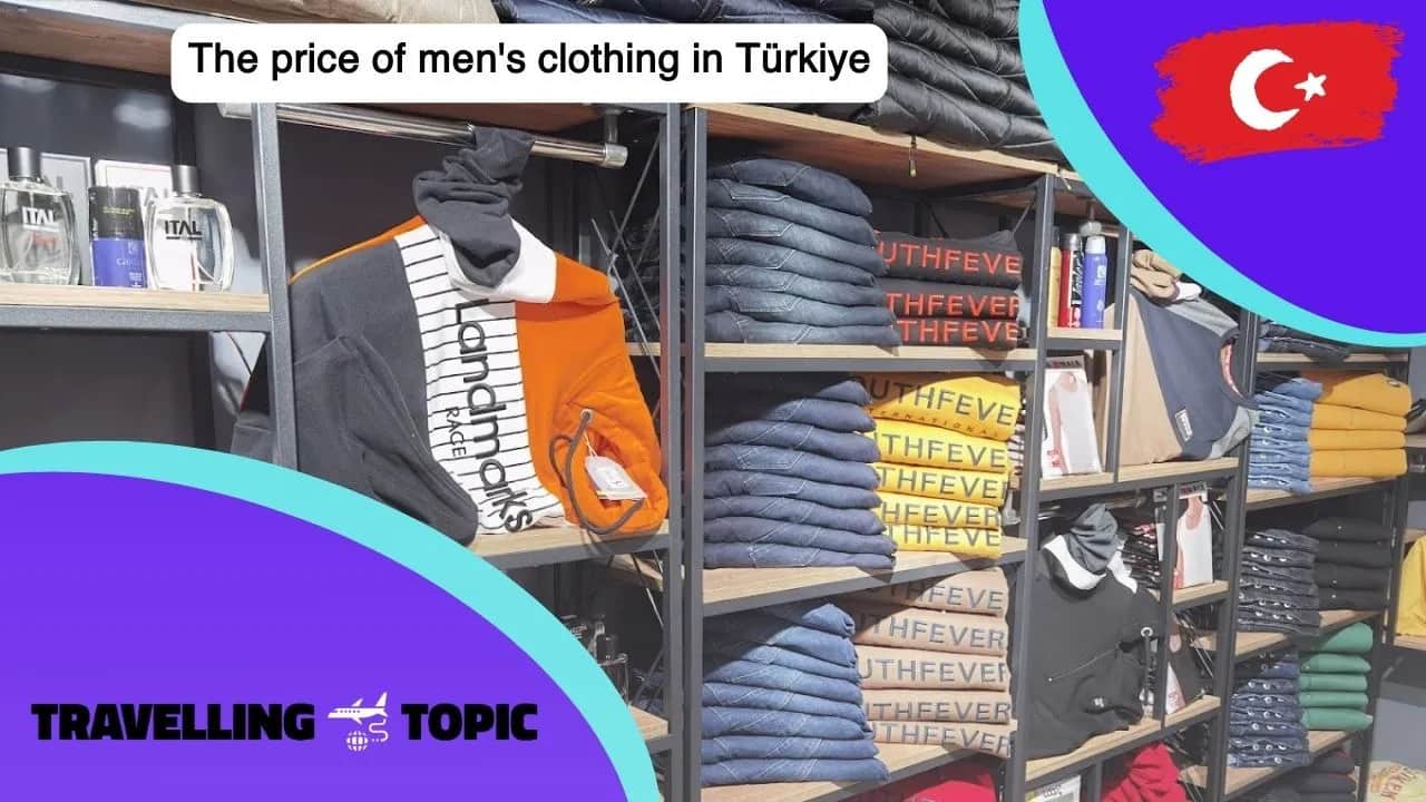 The price of men’s clothing in Türkiye