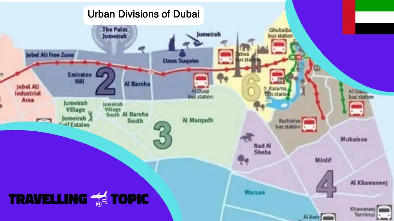 Urban Divisions of Dubai