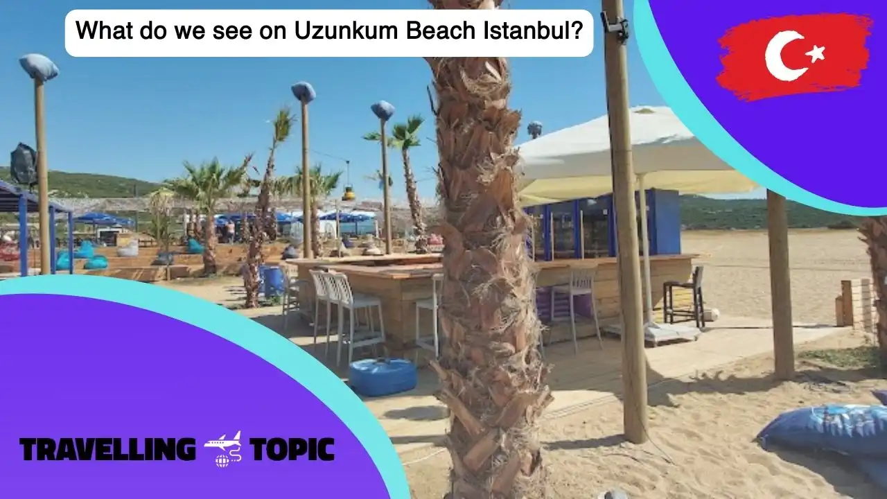What do we see on Uzunkum Beach Istanbul
