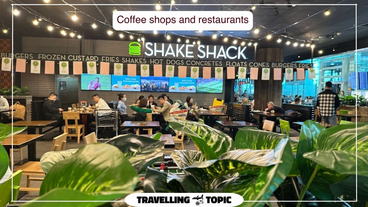 Coffee shops and restaurants