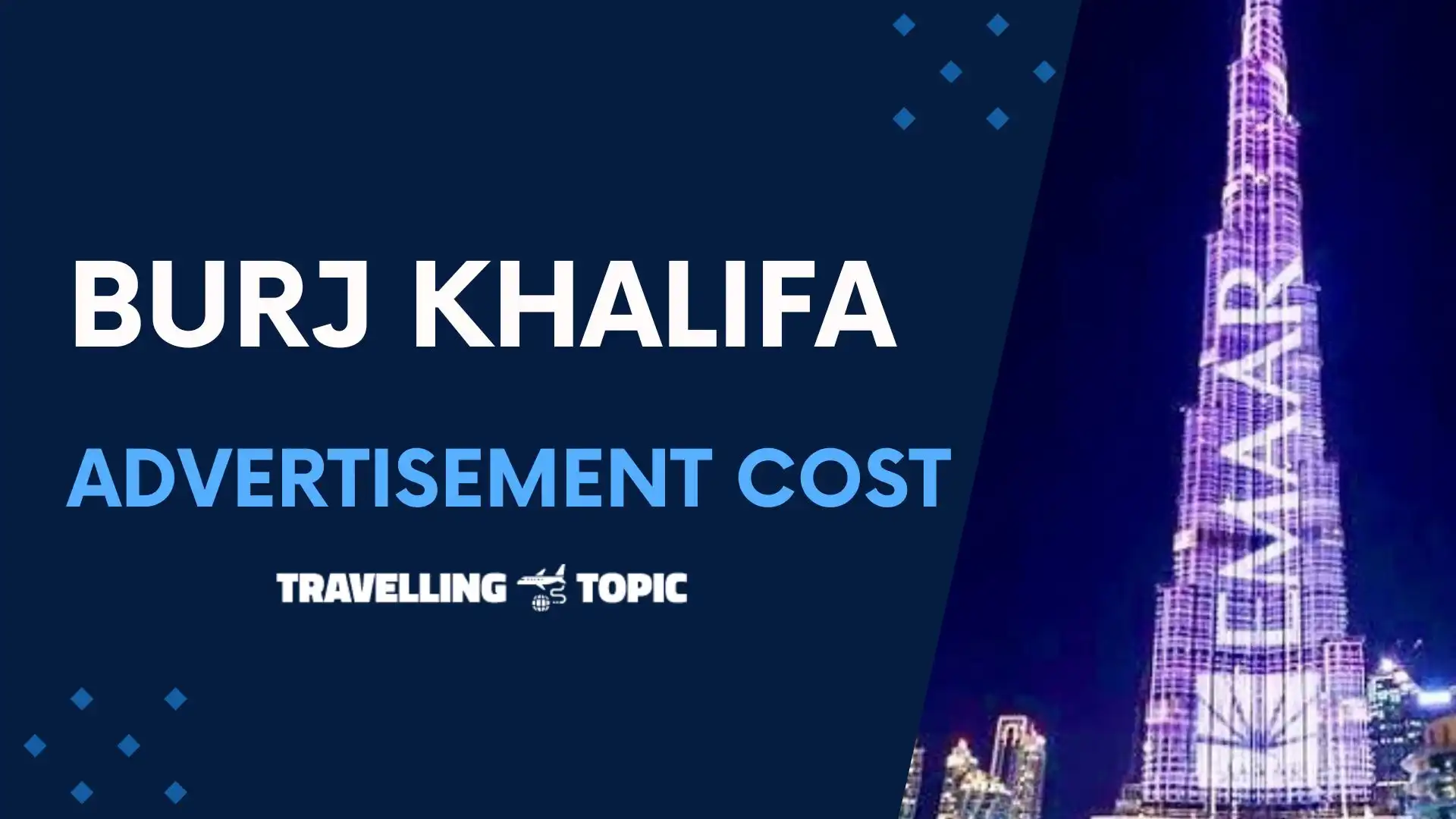 burj khalifa advertisement cost