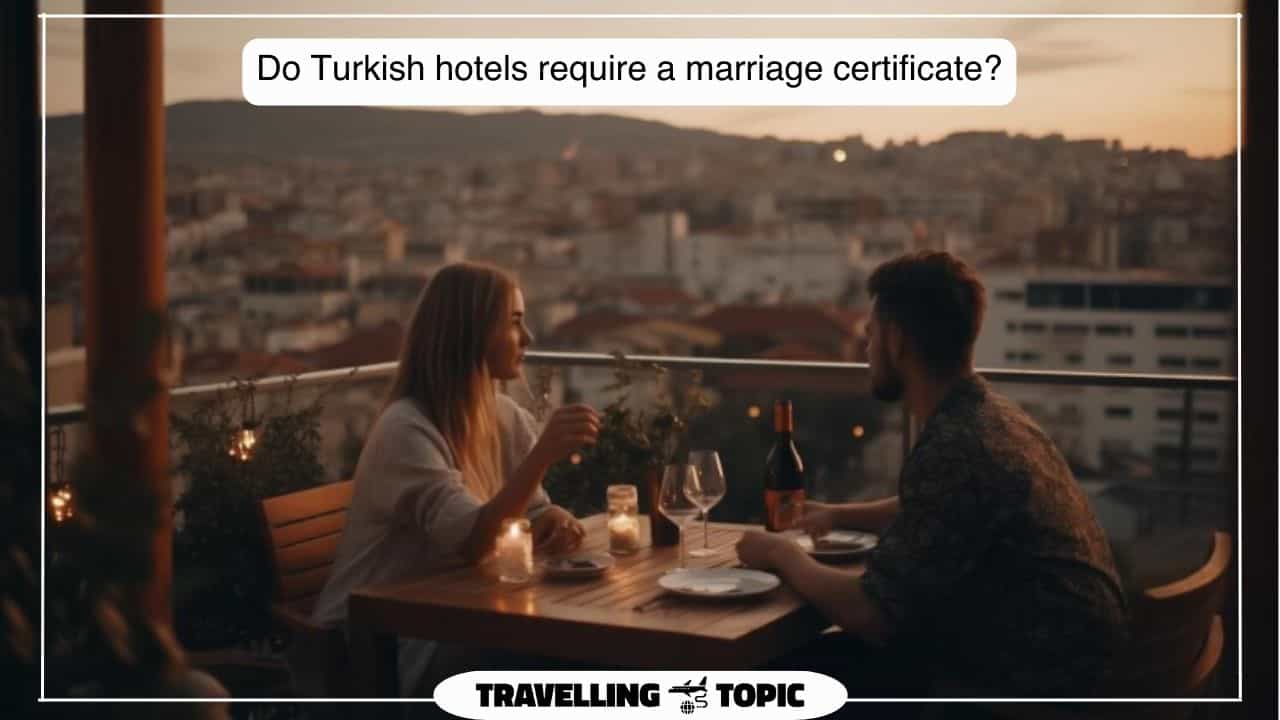 Do Turkish hotels require a marriage certificate