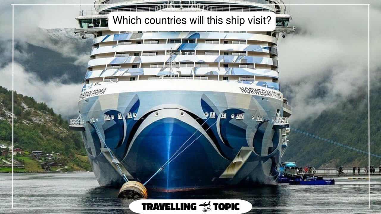 Which countries will this ship visit