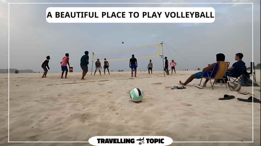 A beautiful place to play volleyball
