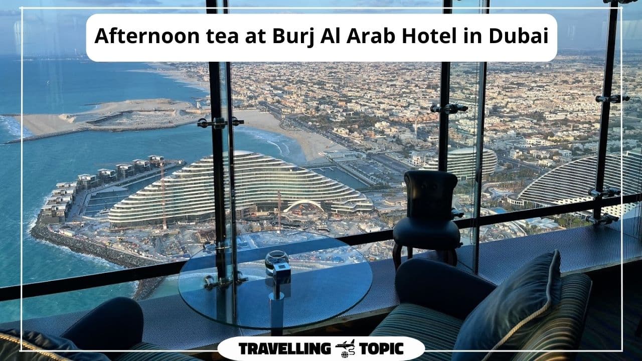 Afternoon tea at Burj Al Arab Hotel in Dubai