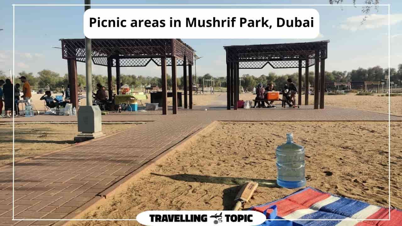 Picnic areas in Mushrif Park, Dubai