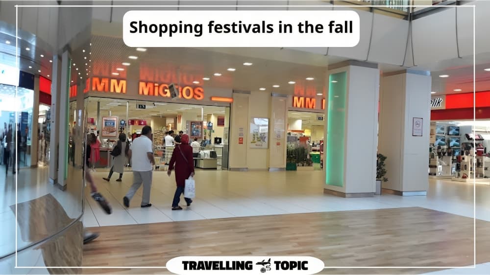 Shopping festivals in the fall 
