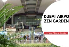 Dubai airport Zen garden
