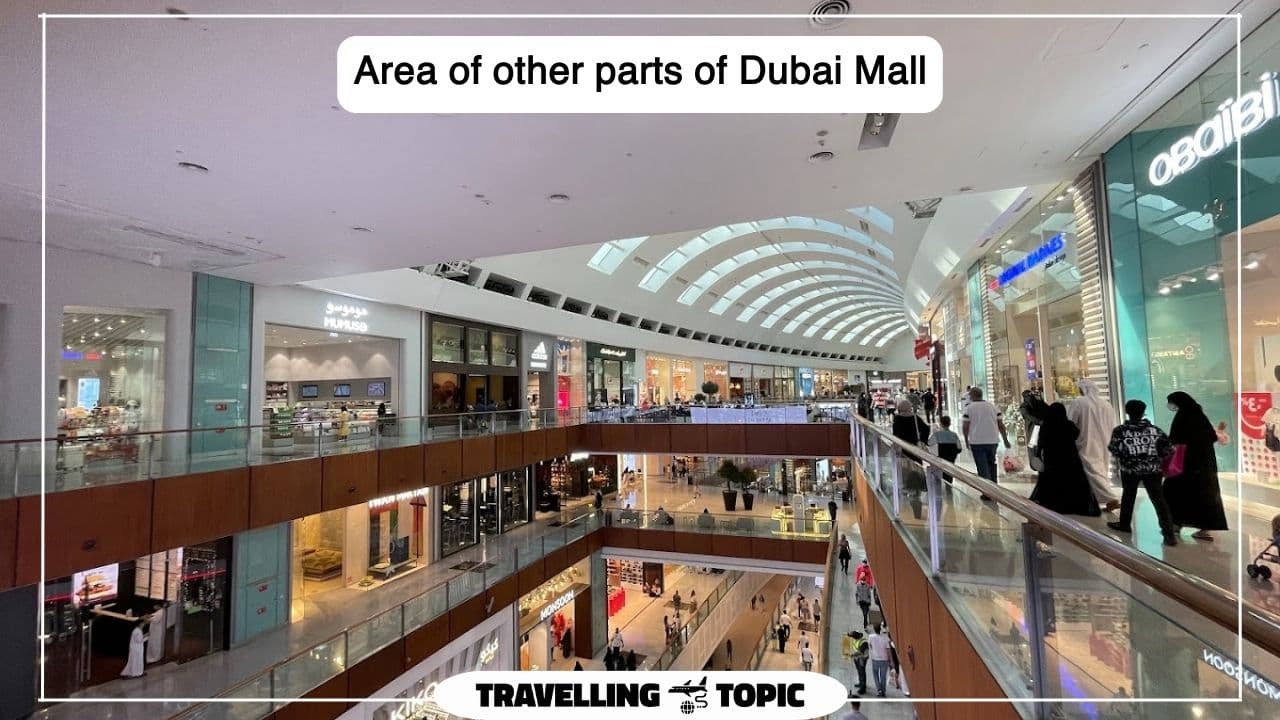 Area of ​​other parts of Dubai Mall