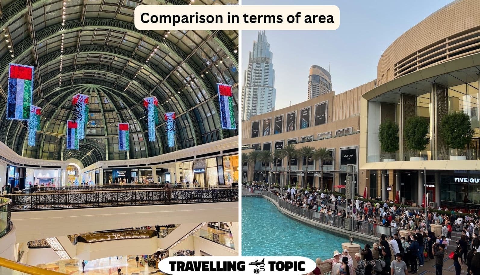 Comparison in terms of area