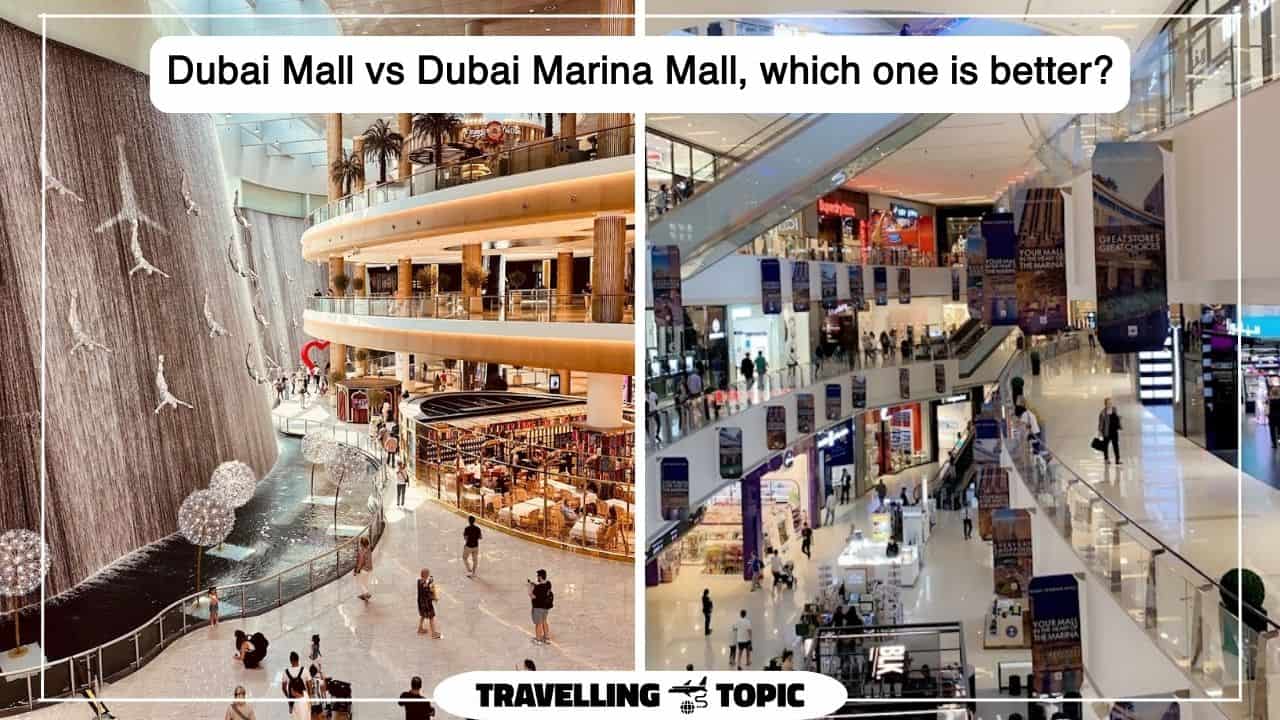 Dubai Mall vs Dubai Marina Mall, which one is better