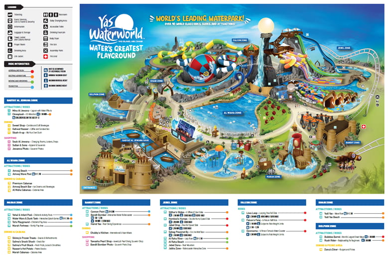 yas water park map
