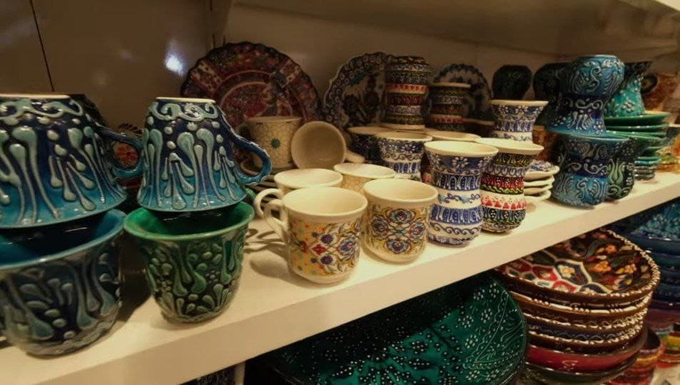Handmade ceramics and Iznik bowls