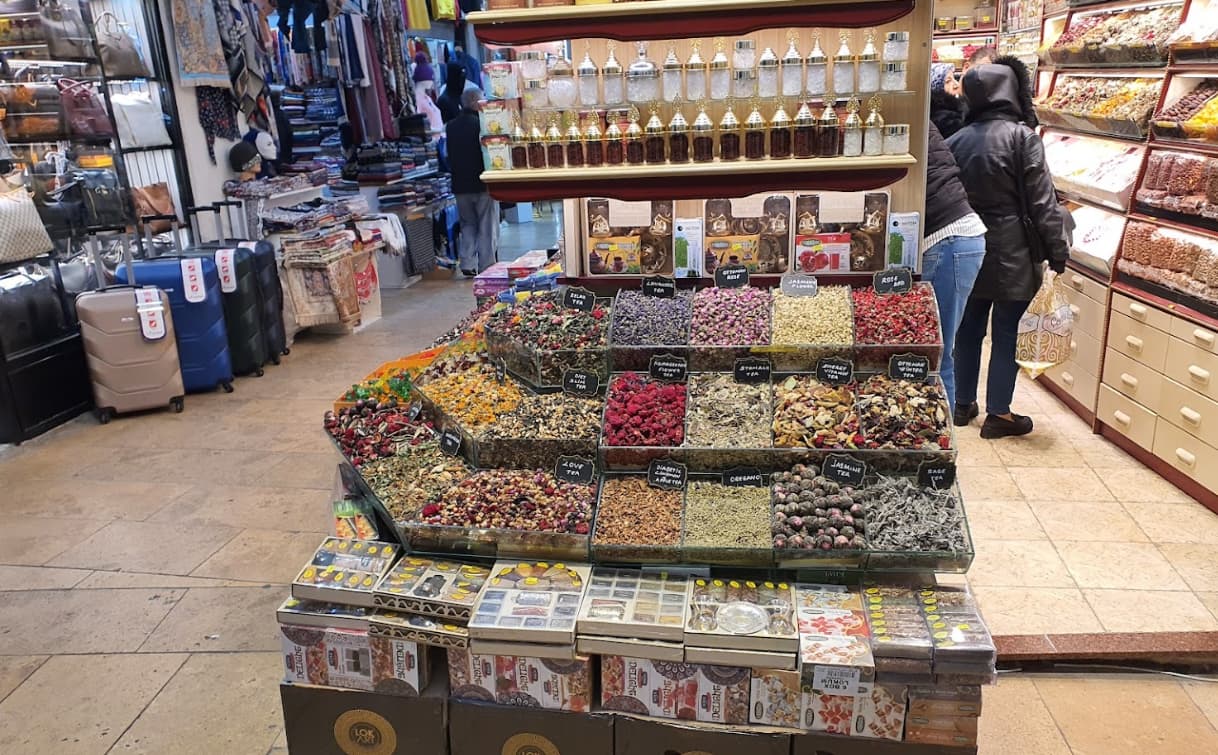Spices in Istanbul Grand Bazaar